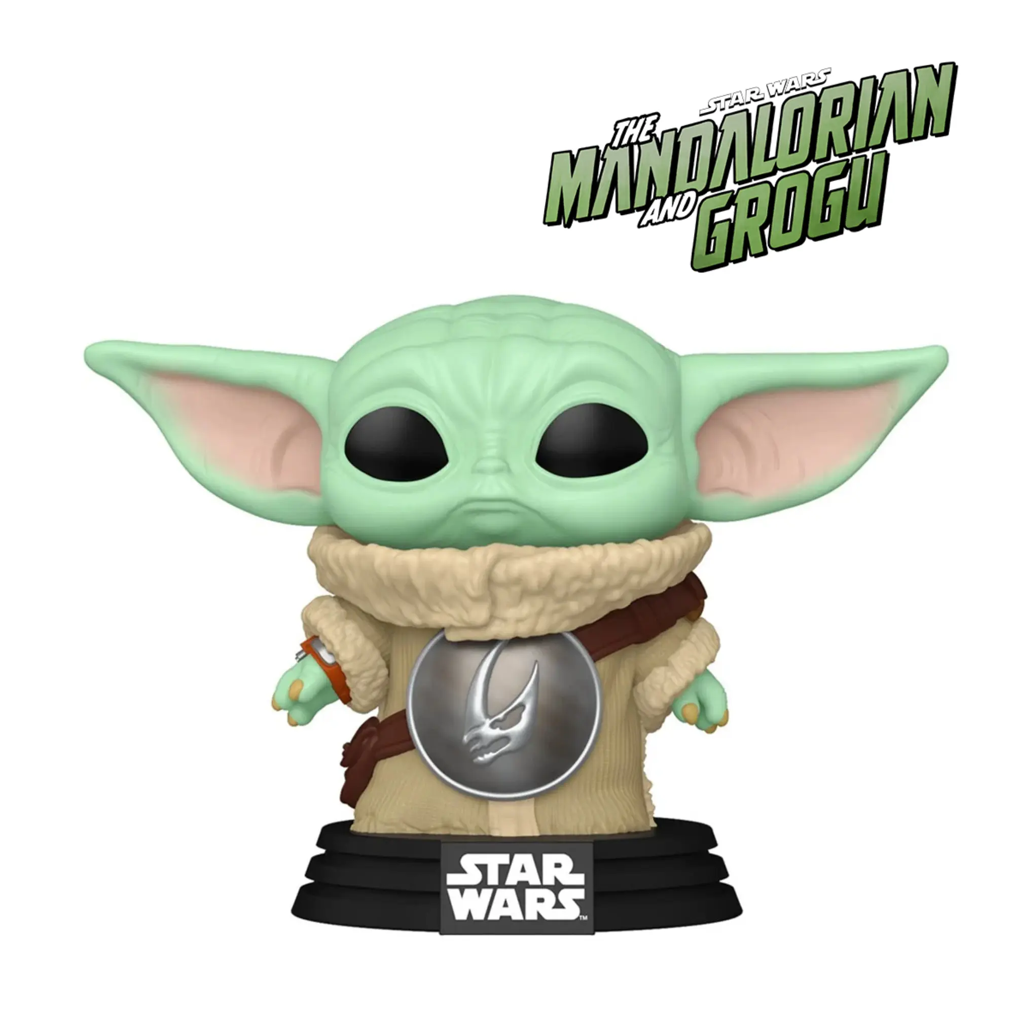 Star Wars The Mandalorian and Grogu Grogu with Crest Funko Pop! Vinyl Figure #819