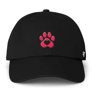 Pink Paw Heart Clean Up Cap | Women Cap, Animal Lover Baseball Hat