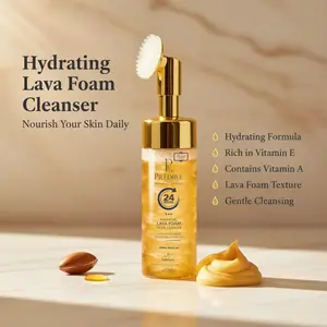 Hydrating Lava Foam Facial Cleanser (Rich with Vitamin E & A)
