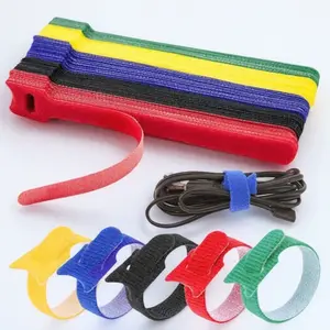 Colorful Reusable Nylon Cable Tie, Multi-Purpose Anti-Slip & Wear-Resistant Cable Tie, Cable Management Tool for Home Office, LED Light