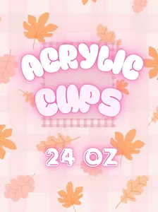 Customizable 24 oz Acrylic Snow Globe Cup