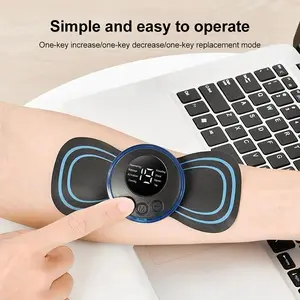 Smart Electric Neck Massager, Portable Muscle Relaxer, Cervical Massage Patch, Yhk840 Model, Lithium Battery, 3.7v/1a Power Consumption