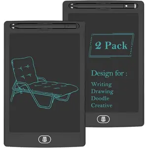 [2 Pack]  LCD Writing Tablet Pad 8.5 Inch Ewriter  Board and MeMO Notes for and Adults at  and Office Middle Stylus (Black)