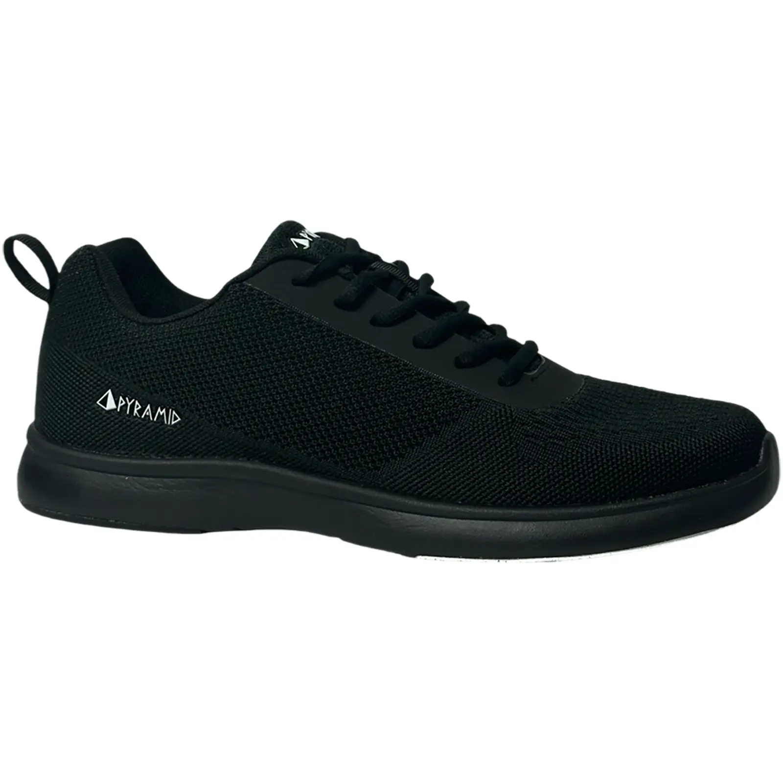 PYRAMID Men's Path Lite Seamless Mesh Bowling Shoes, Black - Mensfashion Sports & Outdoor Ball Sports Footwear, Mesh Fabric, Bowling Game, Male Shoe