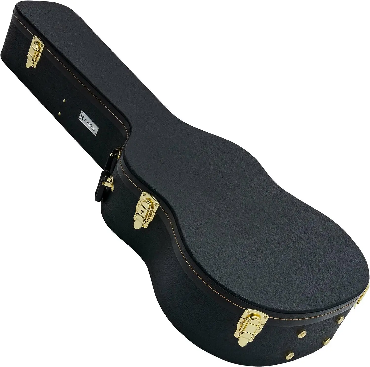 Knox 39" Hard Shell Guitar Case with Gold Hardware