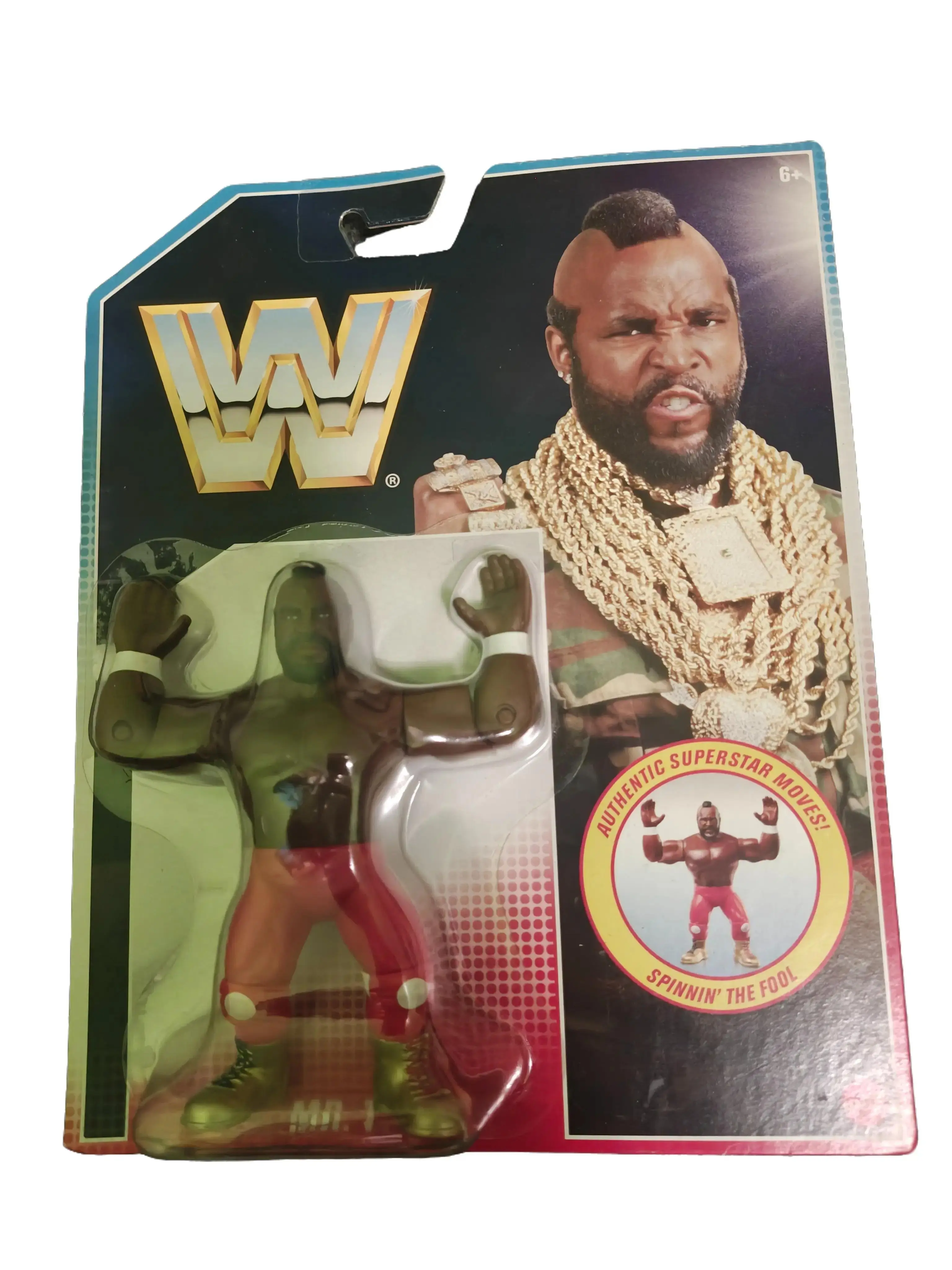 WWE Mattel Retro Wrestling Action Figure Mr. T WWF Brand New MIB