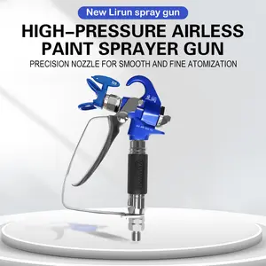 3600 PSI Airless Paint Spray Gun, Universal High Pressure Paint Sprayer Gun, Durable Aluminum Construction, Smooth Pull Trigger, Compatible with Most Airless Sprayers for Wall, Fence, Deck, Furniture and Exterior Painting
