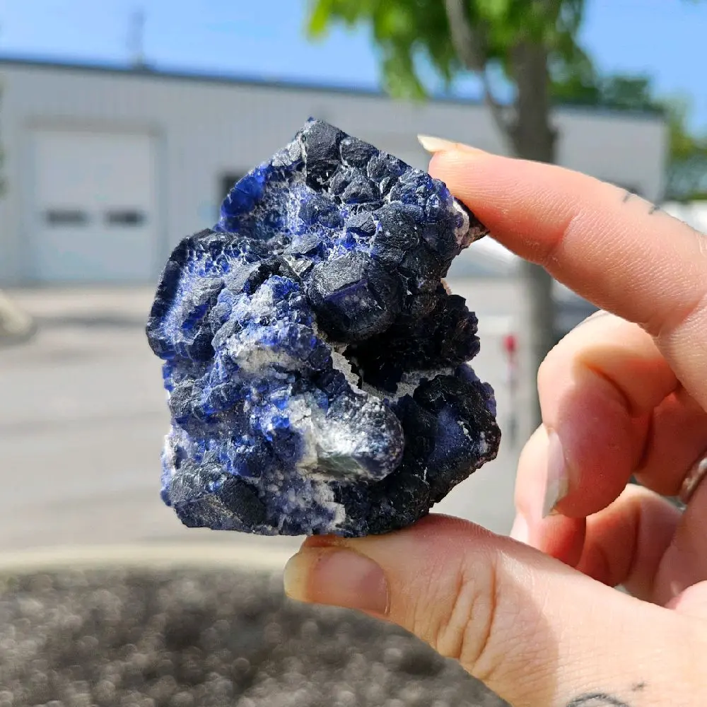 Blueberry Fluorite - Rare Fluorite formation