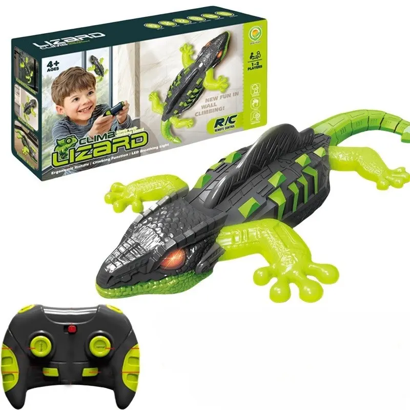 Wall Crawler Gecko Wall Climbing Gecko Toy for Kids, Rechargeable Remote Control Robot Kids Toys, Prank Toys for Boys & Girls Ages 4 & Up ultimate indoor adventure toy electric lizard