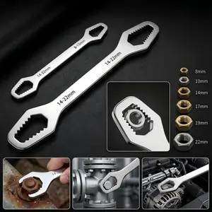 All in One Multifunctional Universal Wrench Set Self Tightening Adjustable,8-24mm Universal