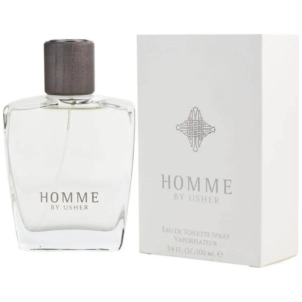 Usher HOMME Men's Cologne Fragrance - 3.4 fl oz EDP Spray, Spicy Oriental Aromatic Citrusy Scent, Masculine Bottle Fragrance, New in Box Packaged Personal Care Item, Aromatic Citrusy Fragrance