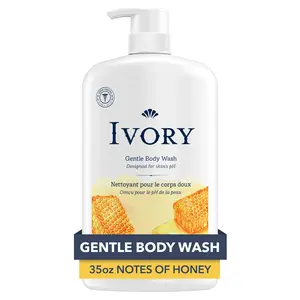 Ivory Mild & Gentle Body Wash, Milk & Honey Scent, for All Skin Types, 35 Fl Oz Procter & Gamble