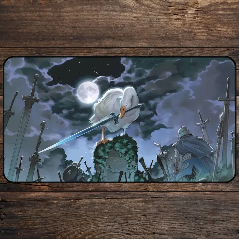 Epic Goose MTG Playmat One Silly Goose TCG Playmat MTG Token Anime Desk Mat Custom Playmat Mousepad DnD mtg Accessories Playmate