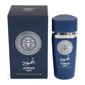 Aswad Aqua Blue Spray Perfume Eau de Parfum for Men 100ml/3.4fl.oz. - Men's Fragrance
