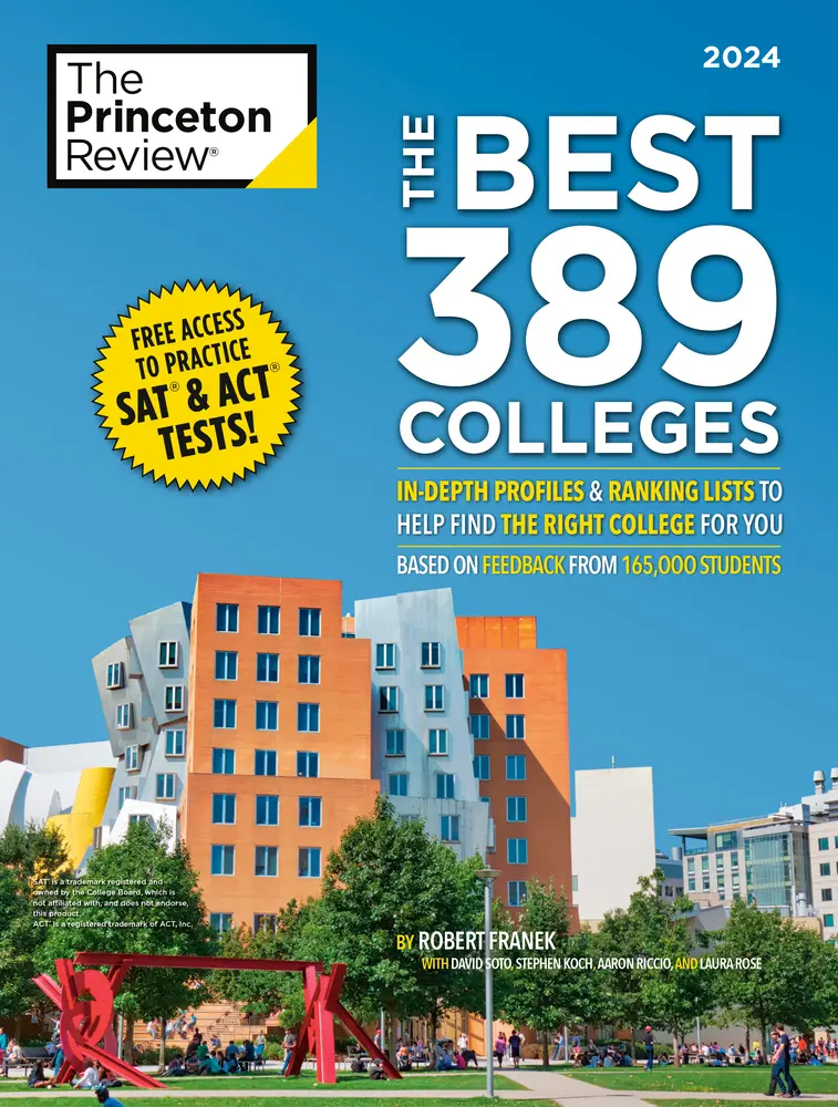 USED Book - The Best 389 Colleges, 2024: In-Depth Profiles & Ranking Lists to Help Find the Right College for You by The Princeton Review (Paperback) - english