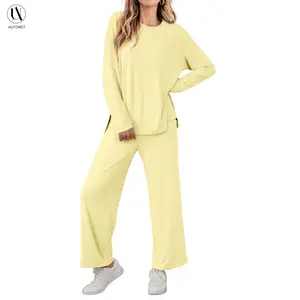 Trendy Queen Two Piece Sets For Women Fall Fashion Lounge Matching Set 2025 Travel Vacation Airport Outfits Clothing