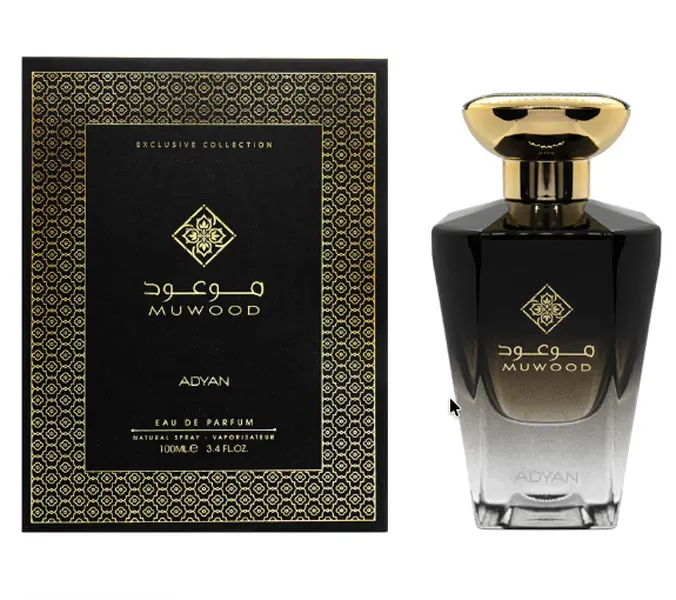 Adyan Muwood Eau De Parfum - 100ml Perfume, Long-Lasting Woody+Amber Scent with Saffron Blend, Unisex Wear Fragrance Spray