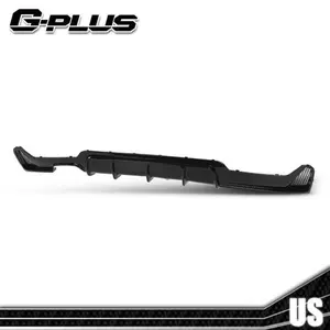 Rear Bumper Lip Diffuser Fits 14-20 BMW 4 Series F32 F33 F36 M Sport Gloss Black