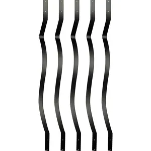 VEVOR Deck Balusters,  , 61 Pack Metal Deck Spindles, 29.5\"x1\" Staircase Baluster with Screws, Aluminum Alloy Deck Railing for Wood and Composite Deck, Stylish Baluster for Outdoor Stair Deck Porch