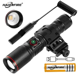HaixnFire H50 Outdoor Camping Light 4500 Lumen Flashlight USB Rechargeable Floodlight Telescopic zoom
