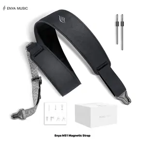 【Enya Magnetic Strap】for Guitar, Bass, and Ukulele - Quick Release, Single-Hand Adjustable, with Leathery Texture(MS1)  Christmas Gift, TikTokShopHolidayHaul
