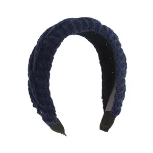 Unique Bargains Women's Cable Knit Wide Headbands 1 Pc