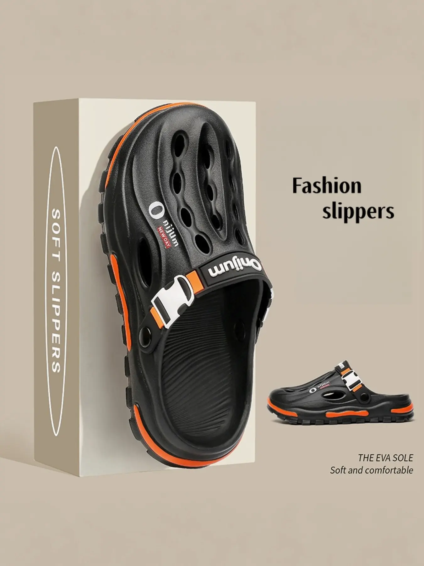 Unisex Clog Shoes, Thick Sole EVA Slip-On Slides, Sliders Shoes, Indoor & Outdoor Use, Trendy Soft Slippers, Comfortable and Stylish Footwear