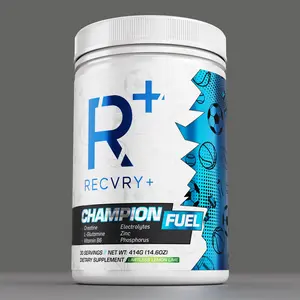 Champion Fuel All-in-One Electrolyte Creatine L-Glutamine Zinc Phosphorus Vitamin B-6 Blend for Daily Hydration, Performance & Recovery
