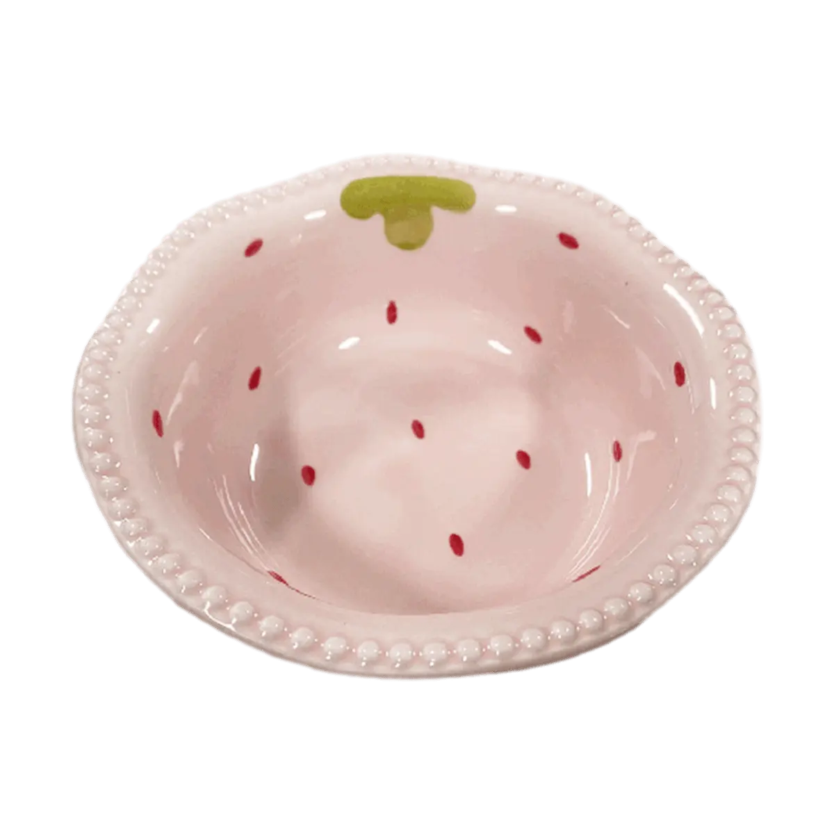 6-Inch Ceramic Golden Lion Blush Pink Small Cute Bowls - Casual Party Salad, Snack Serving Dish (Kitchenware Tableware), Ceramic Salad Bowls, Print