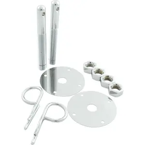 Steel Hood Pin Kit w/ 5/32in Hairpin Clips