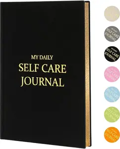 journal for women Five Minutes a Day Manifestation journal with prompts A5 size Foil stamped edges Rich inside page program Self care journal Daily gratitude journal notebook