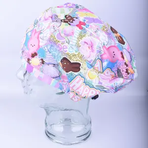 Happy Easter Scrub Cap