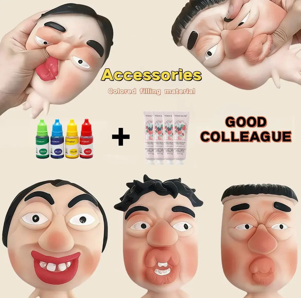 Stress-relieving Pimple Popping Toy Set Refillable Pimple Popping Squishy Reusable Eco-Friendly Silicone Sensory Stress Toy for Anxiety Relief