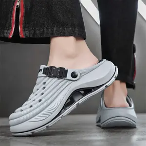 UOSO Summer bestselling Men's clogs with anti-slip thick-soled, comfortable and elastic lining that feels like stepping on poop. Outdoor beach shoes that are breathable and quick-drying. Outerwear sandals