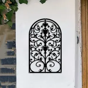 CIFbuy™ Living Room Metal Wall Decor - Artistic Exquisite Window Frame & Arch With Rustic Baroque & Gothic Cathedral Styles, Transformative Sculptures, Elegant Decorative Signs & Plaques, Decoration, Ornaments