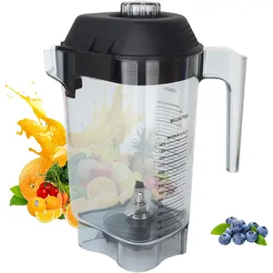Blender Pitcher 48oz Compatible with Commercial Blenders VM0145 36019 15978 16016 VM0100A etc. Replacement 48 oz triangular Blender Container Pitcher Cup Jug -3  Support