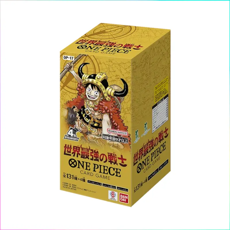 [JP] One Piece OP-17 The World's Strongest Warrior Booster Box - Japanese - Trading Card Game OP17