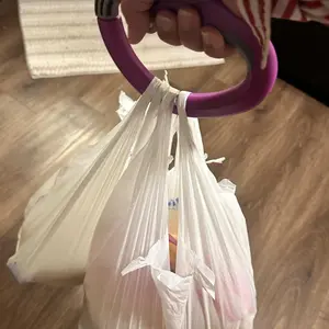 Grocery Bag Carrier Handle, 1 Count Durable Heavy-Duty Plastic Bag Grip, Reusable Shopping Bag Organizer Handle for Tote Bag, Kitchen Accessories