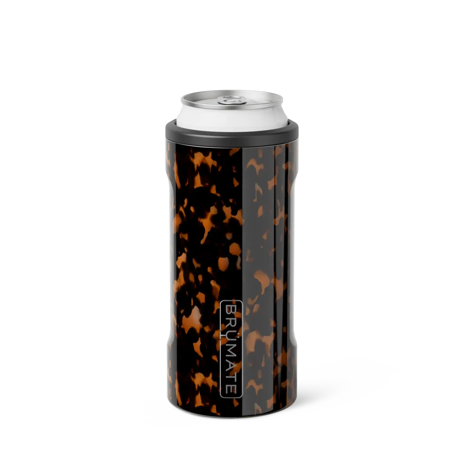 BrüMate Hopsulator Slim Insulated Can Cooler | 12oz Slim Cans | Skinny Can Stainless Steel Drink Holder