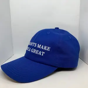 Immigrants Make America Great Blue Cotton Hat