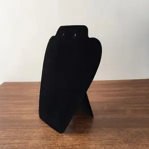 Elegant Velvet Jewelry Display Stand, Perfect for Earrings, Necklaces & Pendants, Ideal Valentine's Day Gift, 1pc/2pc