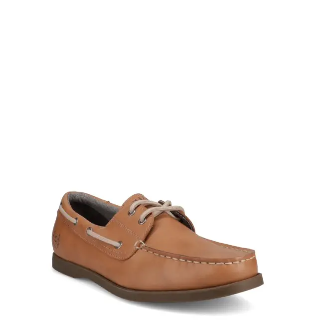 Chaps Men's Benny Boat Shoe, Tan