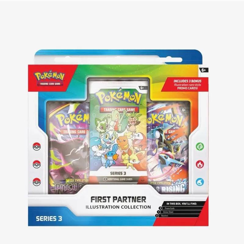 Pokemon First Partner Series 3 Illustration Box