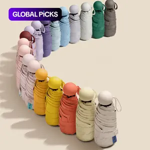 Small Folding Mini Pocket Travel Umbrella, Waterproof UV Sun & Rain Protection, Ultra-Light Compact Lightweight Design #GLOBAL PICKS