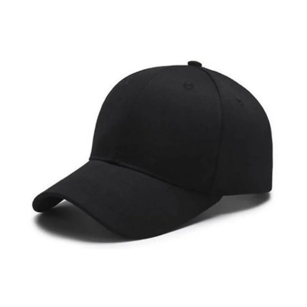 Unisex Minimalist Blank Adjustable Dad Hat - Comfortable Casual Sun Protection Baseball Cap