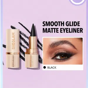 SHEGLAM EZ Glide Matte Eyeliner Pencil Highly Pigmented Black Smoky Eyes Matte Eyeliner Pencil Smudge-Proof Long-Lasting Ultra-Fine Eyeliner Blendable Smooth Cat Eye Eye Make Up Black Friday Black Gift Eyeliner