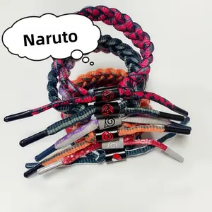 Naruto Collaboration Limited Edition Anime Trendy Braided Bracelet for Couples and Students Adjustable Bracelet