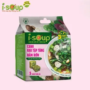 Isoup Freeze Dried Soup Block - Viên Canh Sấy Thăng Hoa-3 Minutes Instant Hot Bowl with Clean Ingredients & Japanese Sublimation Technology