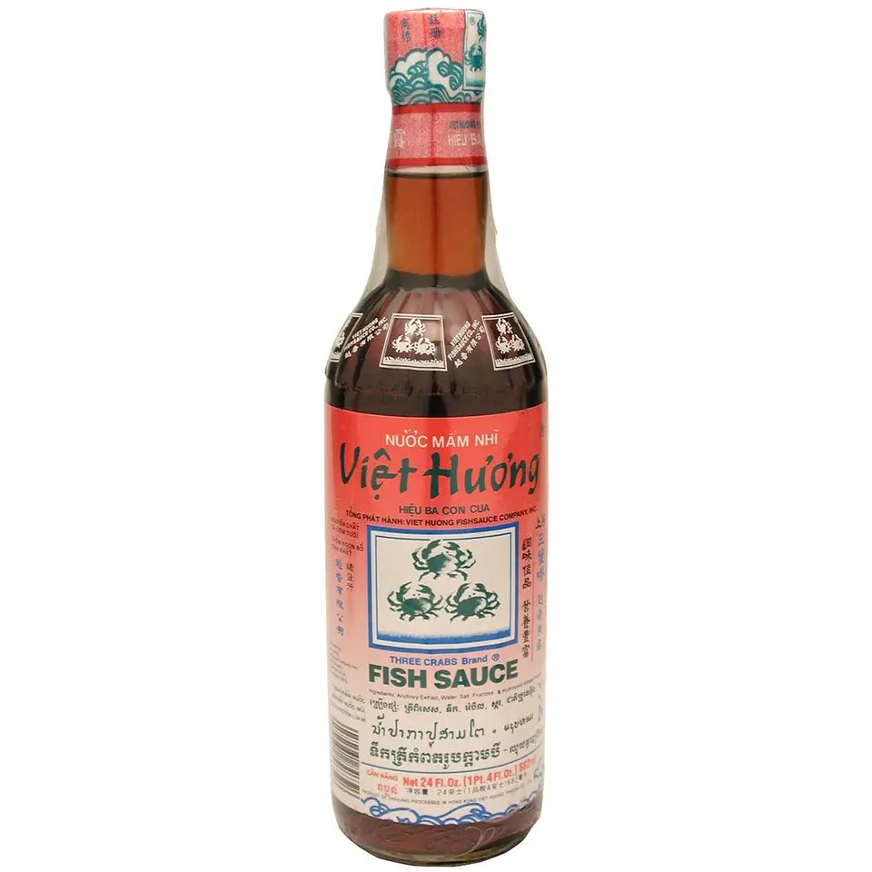 Three Crabs Brand Fish Sauce - Cooking Sauce Flavor Dip, Asian, Traditional