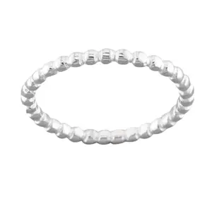 Beaded Sterling Silver Toe Ring